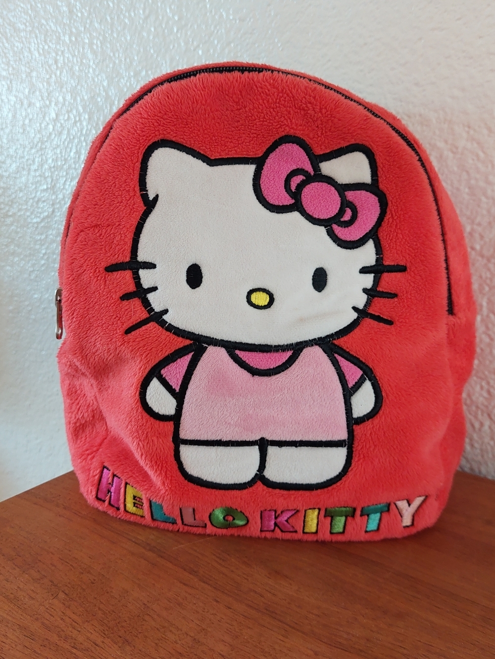 Hello Kitty Mini Backpack Red Cat Soft Plush